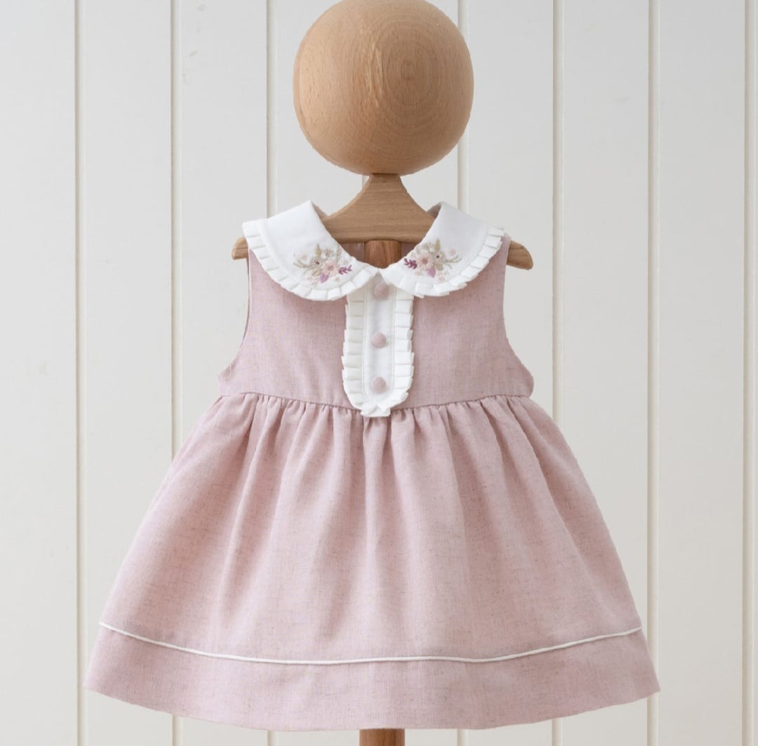 Baby Leinenkleid