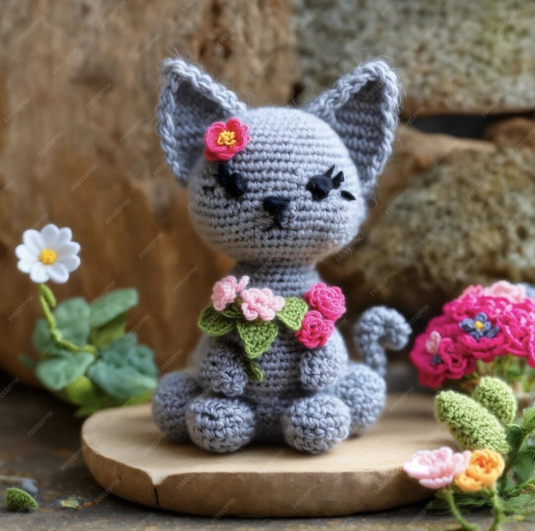Amigurumi Katze